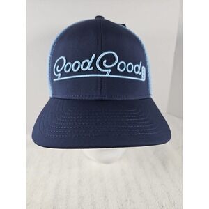 Good Good Golf Ideal Trucker Hat Navy Light Blue Snapback Mesh Cap Embroidered